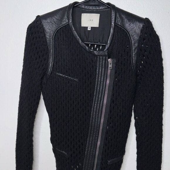 Iro lina knit wool-blend jacket Women’s size 36 - Picture 12 of 14